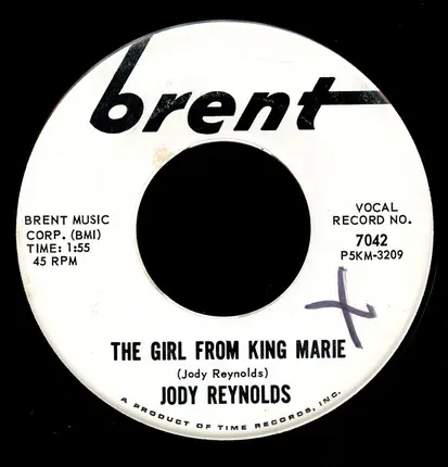 Jody Reynolds - The Girl From King Marie / Raggedy Ann