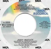 7inch Vinyl Single - Jody Watley - Most Of All
