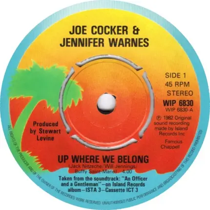 Joe Cocker , Jennifer Warnes - Up Where We Belong