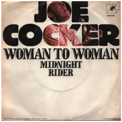 Joe Cocker And The Chris Stainton Band - Woman To Woman