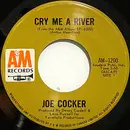 7inch Vinyl Single - Joe Cocker - Cry Me A River / Give Peace A Chance