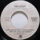 7inch Vinyl Single - Joe Cocker With Leon Russell And The Shelter People - The Letter
