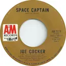 7inch Vinyl Single - Joe Cocker with Leon Russell and The Shelter People - Space Captain / The Letter