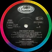 LP - Joe Cocker - One Night Of Sin