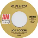 7inch Vinyl Single - Joe Cocker - Cry Me A River / Give Peace A Chance - Picture Sleeve