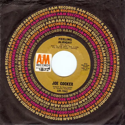 Joe Cocker - Feeling Alright / Sandpaper Cadillac