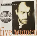 7inch Vinyl Single - Joe Cocker - Five Women / Unchain My Heart