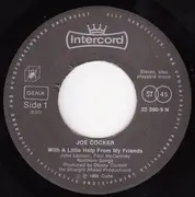 7inch Vinyl Single - Joe Cocker - With A Little Help From My Friends / Feeling Alright