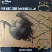 LP - Joe Cocker - With A Little Help From My Friends Live / Great Hits In Concert