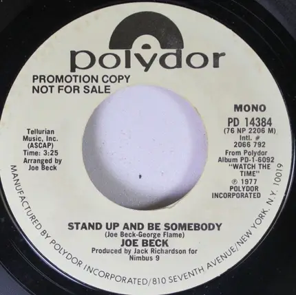 Joe Beck - Stand Up And Be Somebody