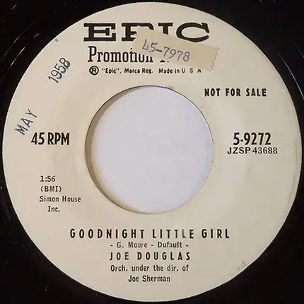 Joe Douglas - Lover, Come Back To Me / Goodnight Little Girl