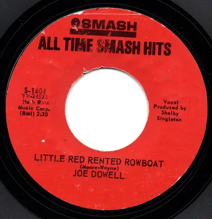 Joe Dowell - Wooden Heart / Little Red Rented Rowboat