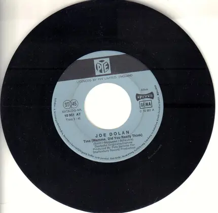 Joe Dolan - Tina ( Mamma, Did You Really Think)
