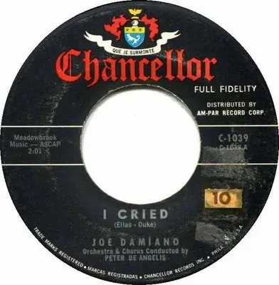 Joe Damiano - I Cried