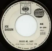 7inch Vinyl Single - Joe Dassin - Excuse Me, Lady / Petite Mama - PROMO, Company Sleeve