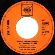 7inch Vinyl Single - Joe Dassin - Oh, Champs Élysées