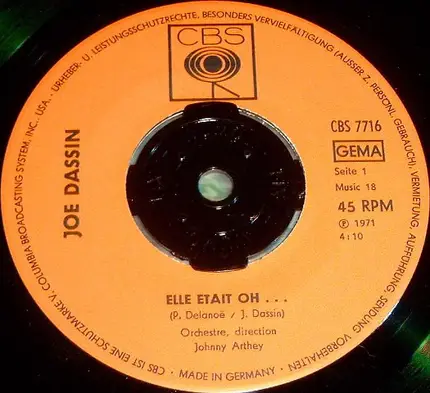Joe Dassin - Elle Etait Oh !