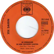 7inch Vinyl Single - Joe Dassin - In Versailles In Dem Großen Garten / Darauf Ein Glas