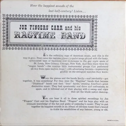 Joe 'Fingers' Carr And His Ragtime Band - Joe 'Fingers' Carr And His Ragtime Band
