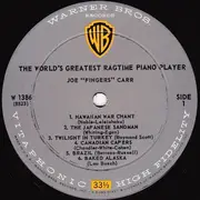 LP - Joe 'Fingers' Carr - The World's Greatest Ragtime Piano Player