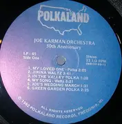 LP - Joe Karman And His Orchestra - 50th Anniversary
