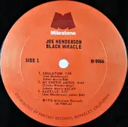 LP - Joe Henderson - Black Miracle