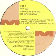 LP - Joe Henderson - In Pursuit Of Blackness