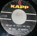 7inch Vinyl Single - Joe Henderson - You Take One Step (I'll Take Two) / If We Could Start All Over Again