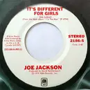 7inch Vinyl Single - Joe Jackson - It's Different For Girls - Promo