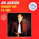 12inch Vinyl Single - Joe Jackson - Steppin' Out / T.V. Age - Different Label