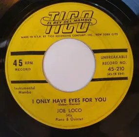 Joe Loco - I Only Have Eyes For You