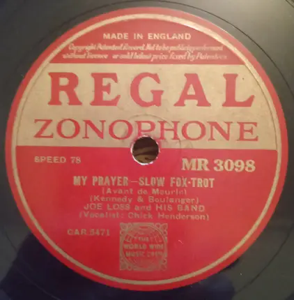 Joe Loss And His Band - Begin The Beguine / My Prayer