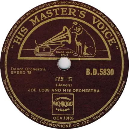 Joe Loss & His Orchestra - In Pinetop's Footsteps / Fan-It
