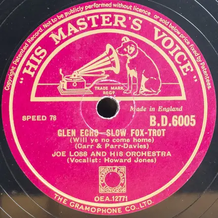 Joe Loss & His Orchestra - The Laughing Samba / Glen Echo (Will Ye No Come Home)