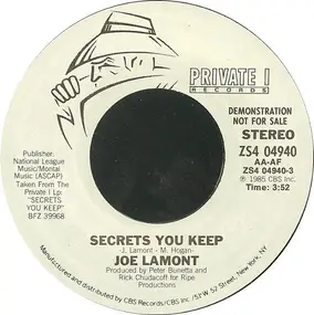 Joe Lamont - Secrets You Keep