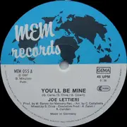 12inch Vinyl Single - Joe Lettieri - You'll Be Mine