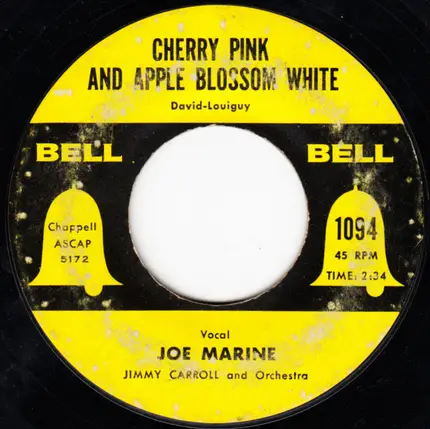 Joe Marine , The Encores - Cherry Pink And Apple Blossom White / Two Hearts, Two Kisses (Make One Love)