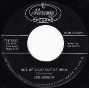 7inch Vinyl Single - Joe Medlin - I Kneel At Your Throne / Out Of Sight - Out Of Mind