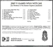 CD - Joe Muranyi & Bohém Ragtime Band - Just A Closer Walk With Joe