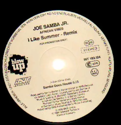Joe Samba Jr. - I Like Summer