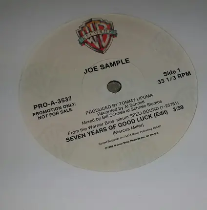 Joe Sample - Seven Years of good Luck