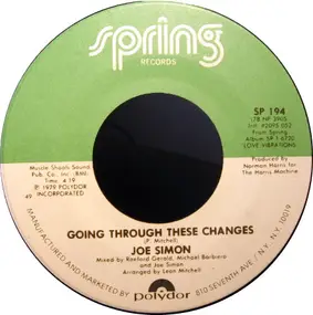 Joe Simon - Going Through These Changes