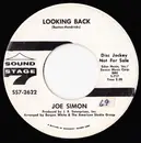 7inch Vinyl Single - Joe Simon - Looking Back - Promo