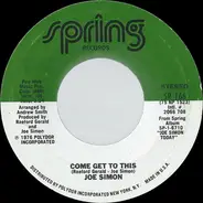 Joe Simon - Come Get To This