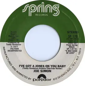 Joe Simon - For Your Love, Love, Love / I've Got A Jones On You Baby