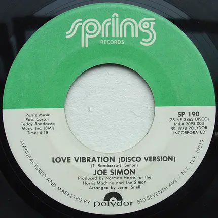 Joe Simon - Love Vibrations