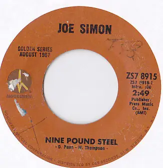 Joe Simon - You Keep Me Hangin On / Nine Pound Steel