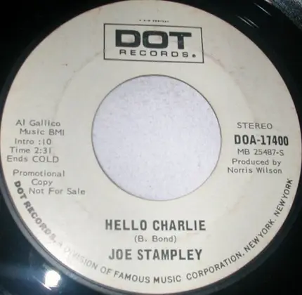 Joe Stampley - Hello Operator