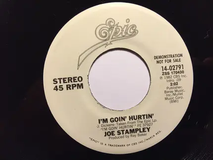 Joe Stampley - I'm Goin' Hurtin'