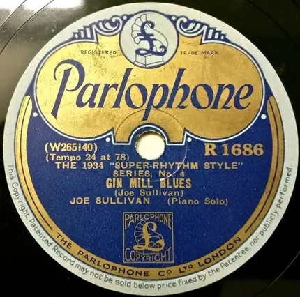 Joe Sullivan - Honeysuckle Rose / Gin Mill Blues
